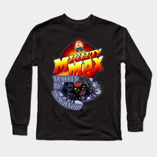 Mighty Max Trapped By Arachnoid Long Sleeve T-Shirt